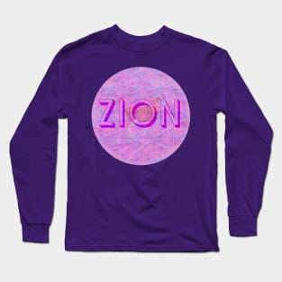 Zion National Park In Headlights Long Sleeve T-Shirt